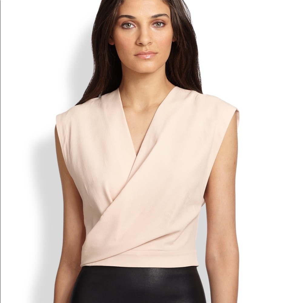 Robert Rodriquez Pale Pink Crop Top Size 0